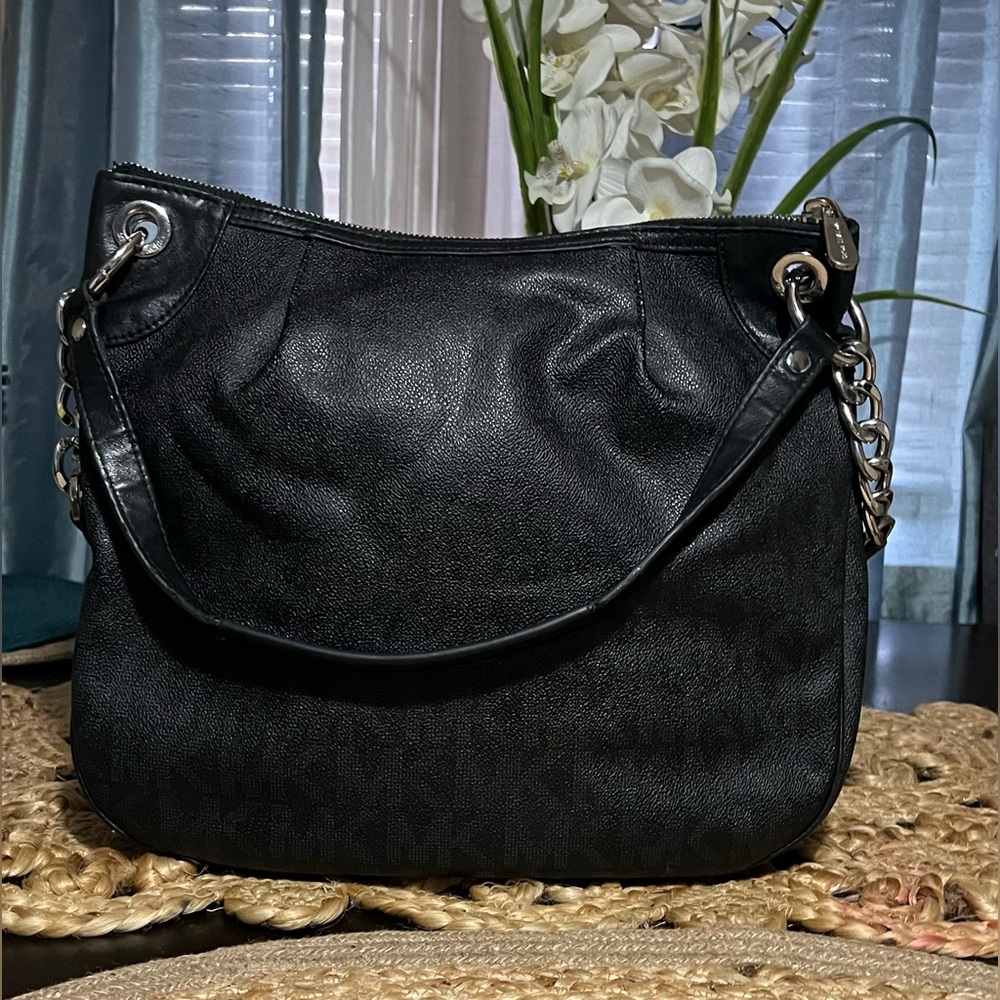 Michael Kors Black Chain Strap Shoulder/Crossbody Bag - Picture 2 of 6